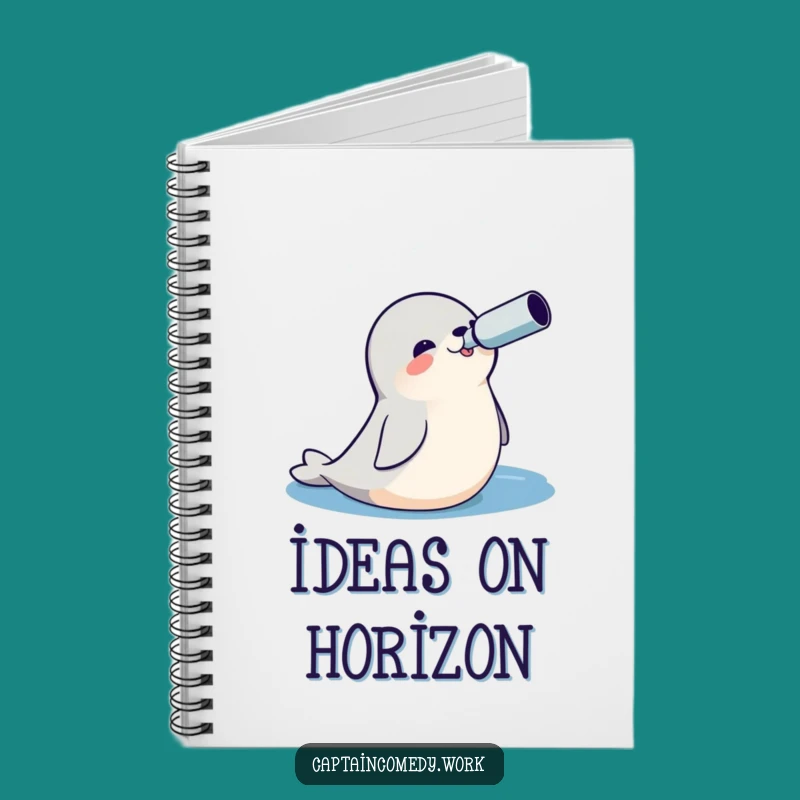Funny Seal Explorer Notebook: Cheerful Ocean Journal for Ideas